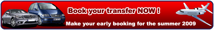 Book now your airport transfer for the summer 2009